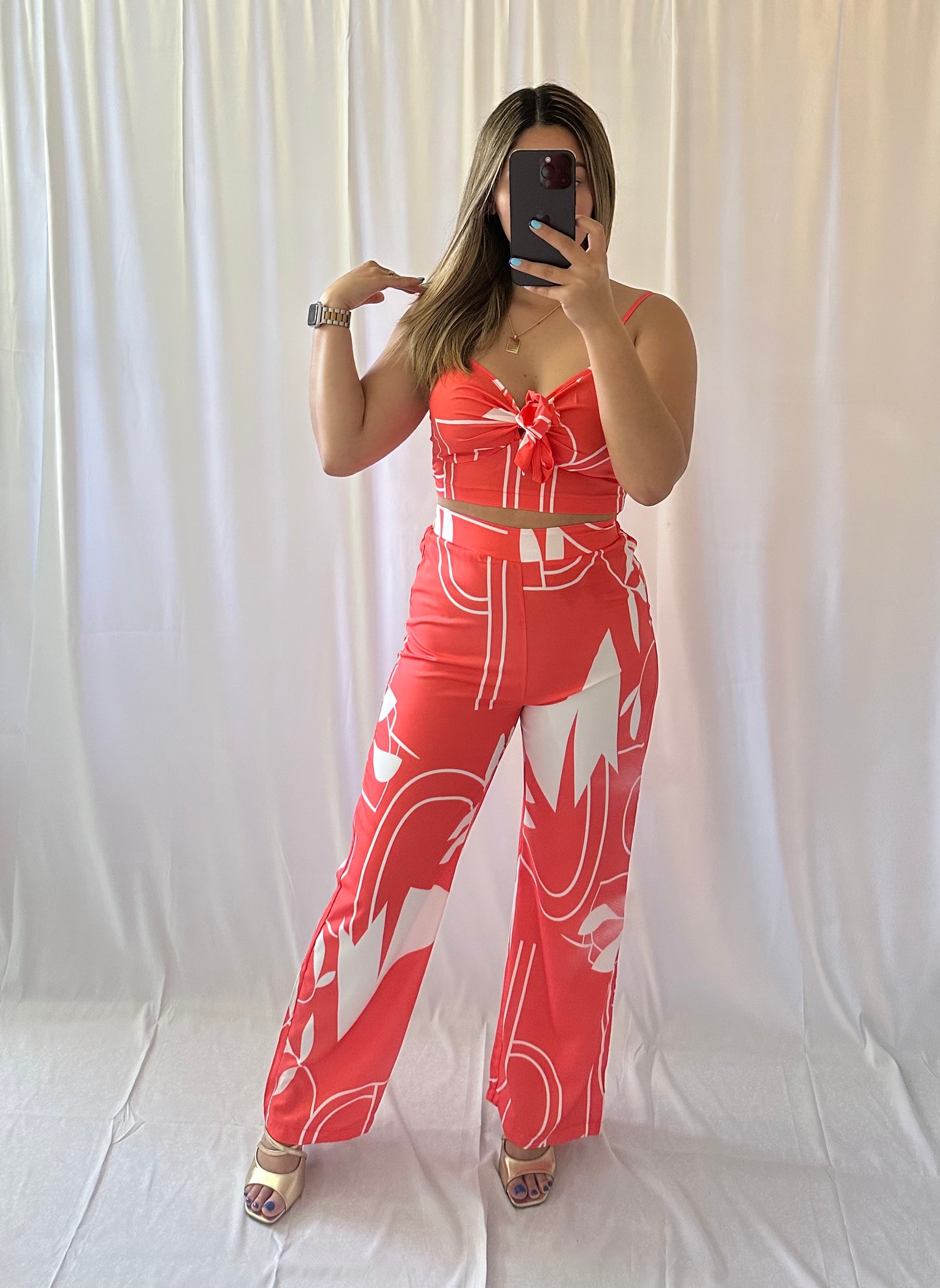 Floral Coral Set